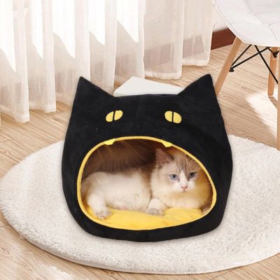 ragdoll dans niche à chat taille grand