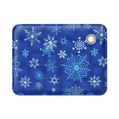 tapis frais pour chat bleu navy flocons