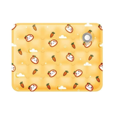 tapis frais pour chat jaune carottes