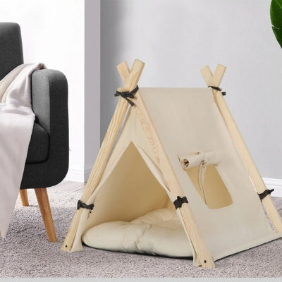 tipi pour chat dans salon