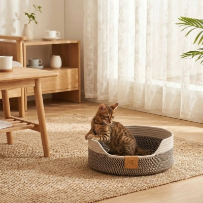 toyger fait ses griffes sur panier chatons graphite